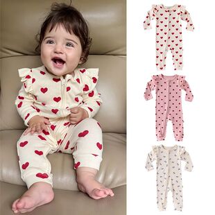 0-24M born Kid Baby Girl Romper 100% Cotton Autumn Winter Cl
