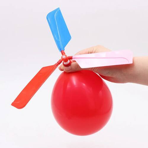 5PCS Children's Outdoor Funny Balloon Helicopter Launcher Se