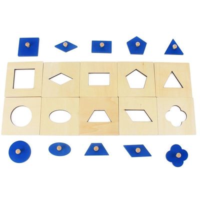Family Version Baby Toy Montessori Wood Insets Set/10 Early