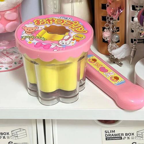 Feeding Pudding Feeding Toy Cute Pink Jelly Strawberry Puddi