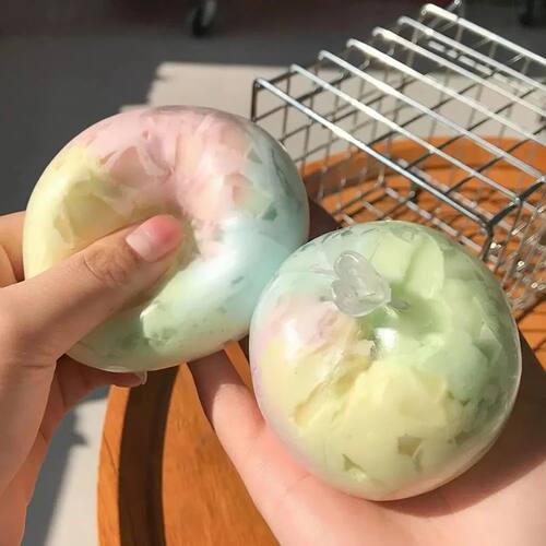 Squishy Stress Balls Slow Rebound Wax Skin Squeeze Toy Senso