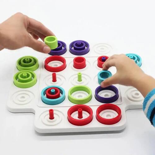 Circle Ferrule Puzzle Strategy Board Games For Adults &Teena