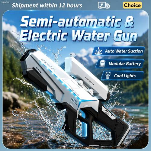 Electric Water Gun Automatic Storage Water Gun Large-capacit