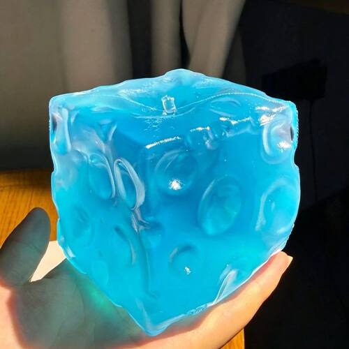 Handmade Coconut Oil Cheese Moldable Stress Ball Squishy Non