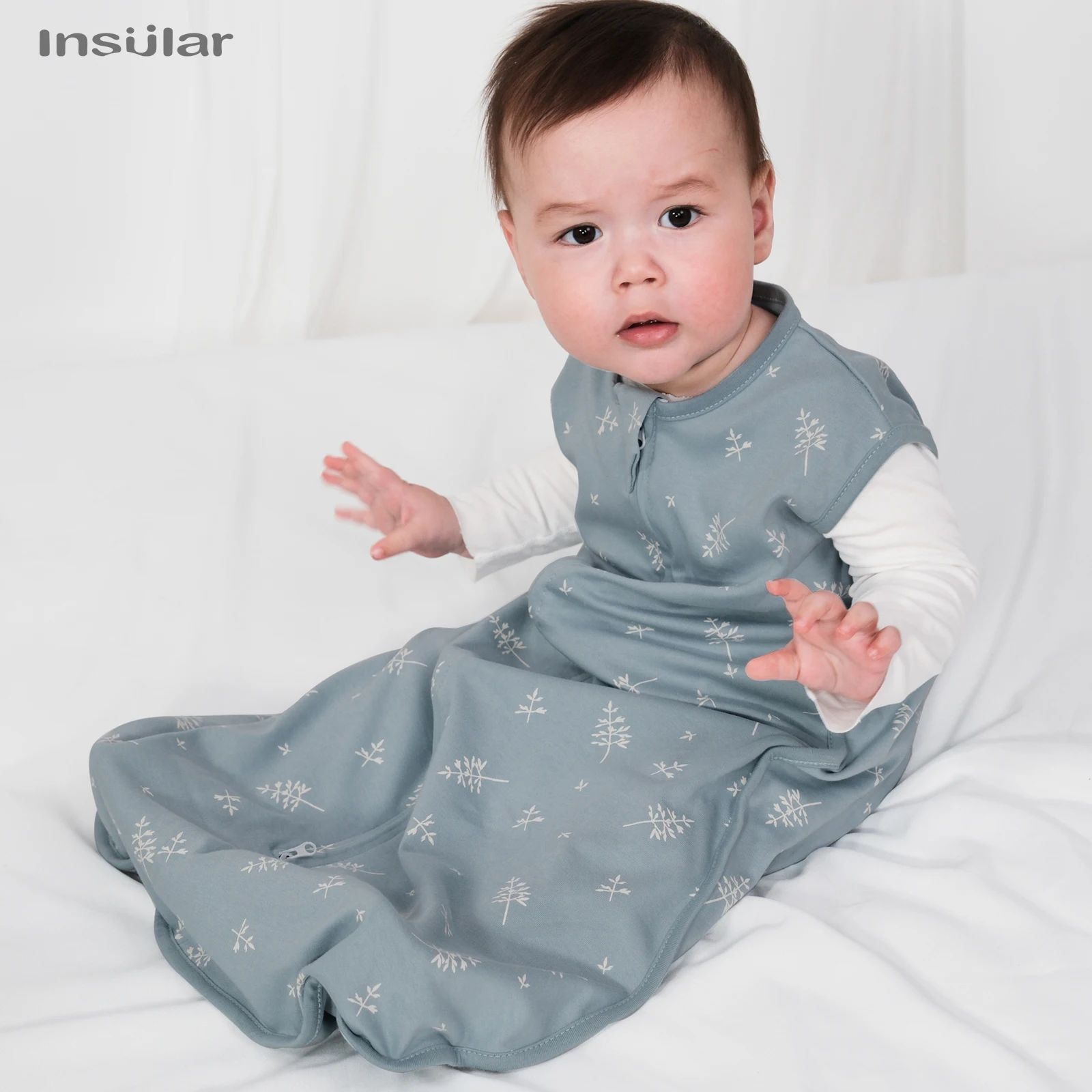 Insular Baby Sleep Sack Sleepping Bag Unisex Sleeveless 100%