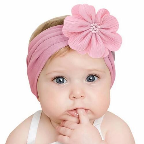 13 Colors Flower Baby Headband Soft and Elastic Baby Girl He