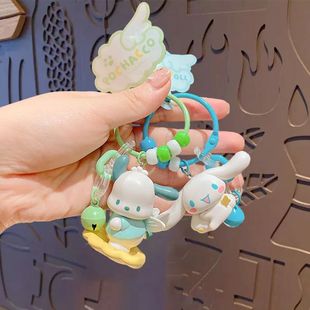 Hello Kitty Cinnamoroll Keychain Kuromi Backpack Pendant Kaw