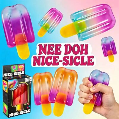 NeeDoh Nice-Sicle Popsicle Sensory Squeeze Toy Super Stress