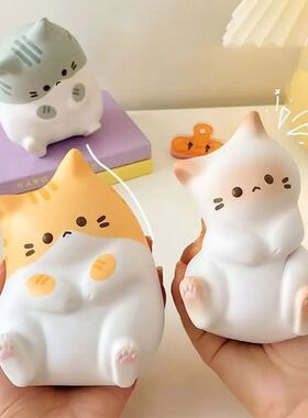 Cat Sss Relief Squishy Toy PU Slow Rising Squeeze Toys Antis