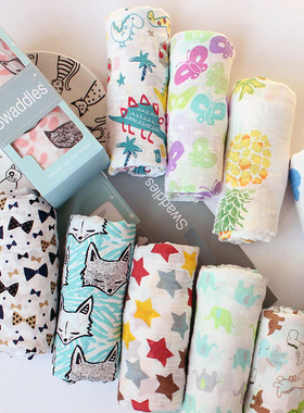 Muslin 100% Cotton Baby Blanket 115*115cm Soft Newborn