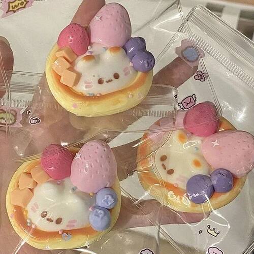 2026Kawaii Cartoon Egg Tart  Antisss Foot Squishy Toy,Fidget