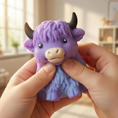 Cute Yak Stress Ball Slow Rising Squeeze Toy For Birthday Gi