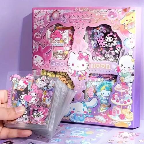 Hello Kitty  Non-Repeating 100-Piece Sticker Set Cinnamoroll