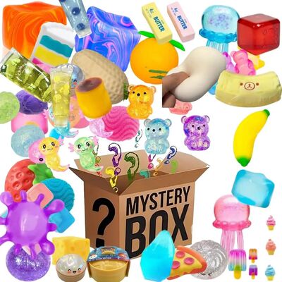 Blind Box Mystery Kawaii Cat Paw Mochi Squishy, Cube Simulat