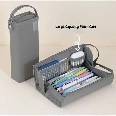 Wide-Opening Pencil Pen Case Large Capacity Multifunctional