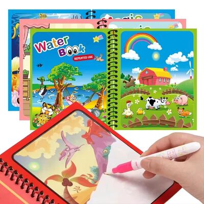 Magic Water Painting Book For Kids Baby Games Toys Montessor