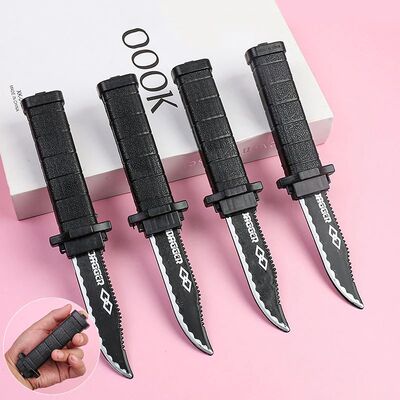 Retractable Fake Knife - Adult Plastic Magic Prank Toy for J