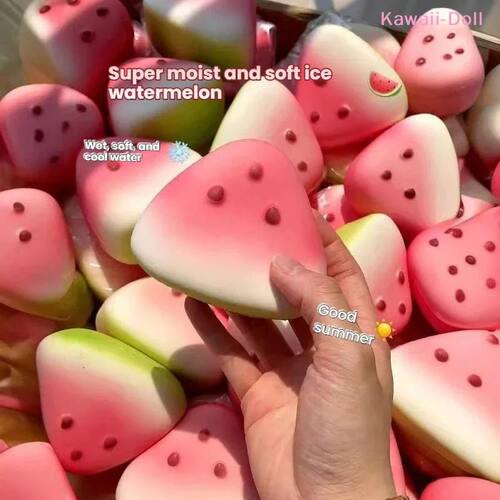Cute Watermelon Fidget Toy Slow Rebound Decompression Toy An