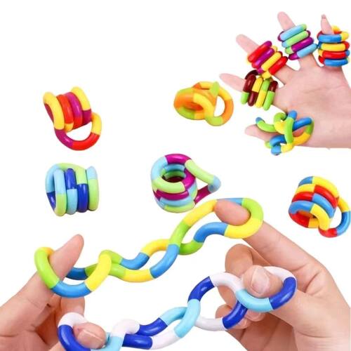 2/5PCS Sensory Fidget Toys Twist Loop Rope for Sss Relief Mu