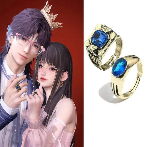 Game Love And Deepspace Rafayel Xavier Zayne Cosplay Ring Un