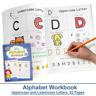 Letters A-Z Alphabet Phonics Practice Workbook Preschool Lea