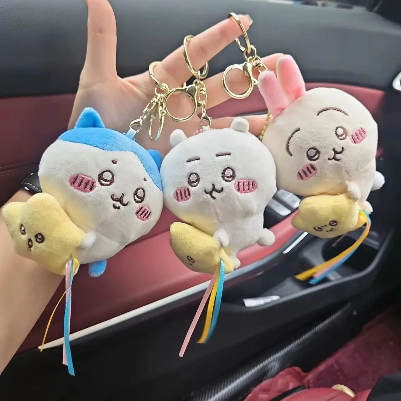 Chiikawa Plush Doll Pendant Star Hugging Series Hachiware US