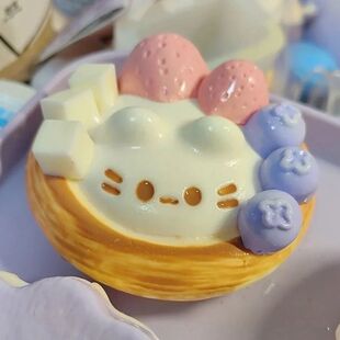 Kawaii Fruit Dessert Squishy Toy, Slow Rising Squeeze Stress