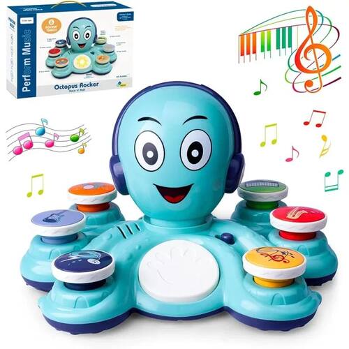 Baby Musical Toys Learning Toys for Toddlers Octopus Music T