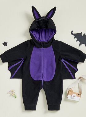 SUNSIOM 0-24 Months Baby Bat Halloween Costume Plush Bat Win