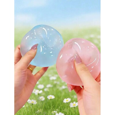 Moldable Slow Rebound Blue Coconut Oil Handmade Squeezing Ba