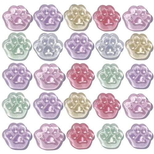 10/30/50Pcs Kawaii Cat Paws Sticky New And Unique Stress Rel