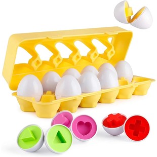 Toy For Montessori Smart Lea Puzzle Eggs Matching Kids