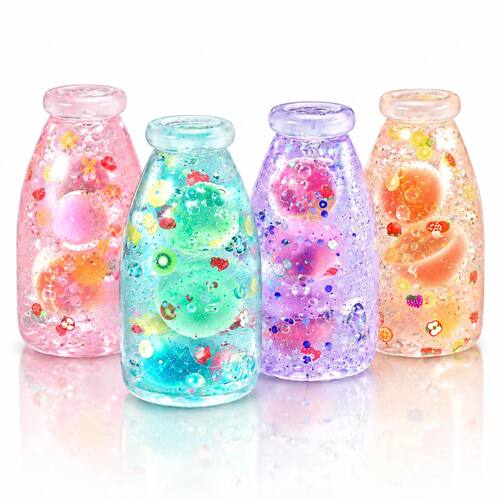 Cute Fruit Bottle Squishy Toy Slow Rising Squeeze Stress Rel
