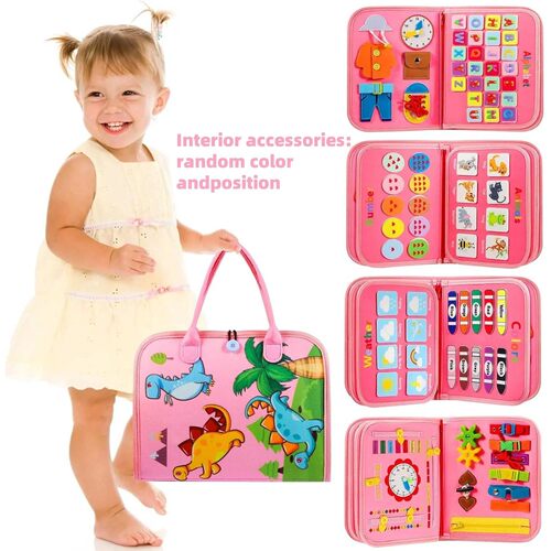 Busy Board Sensory Activity Book, Educational Learning Trave