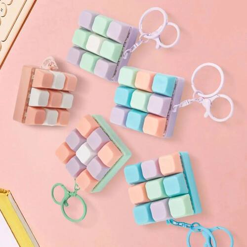 Fidget Decompression 9 Keyboard Key Toy For Adults Antistres