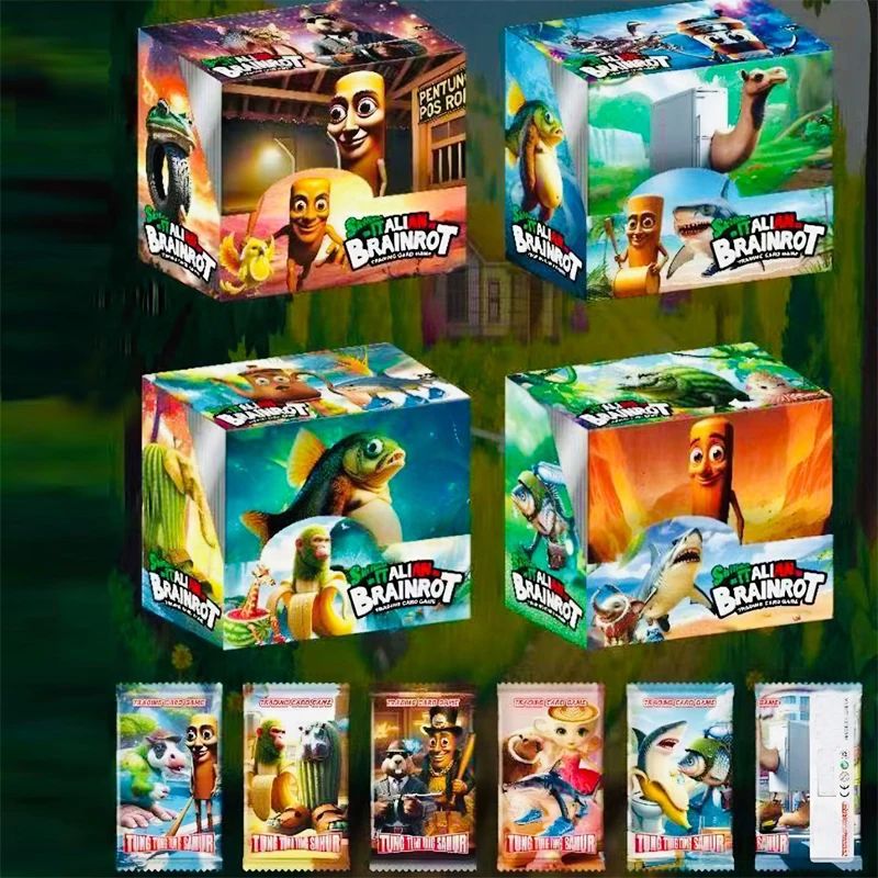 8/288Pcs Collection Cards Italian Brainrot Tungtungtung Sahu