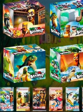 8/288Pcs Collection Cards Italian Brainrot Tungtungtung Sahu