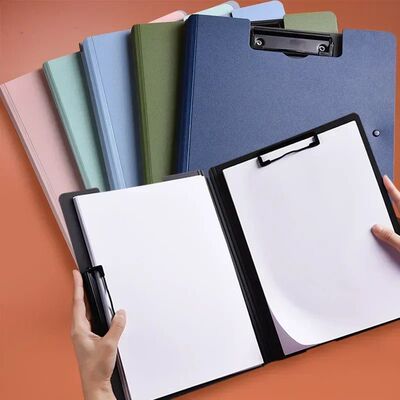 New A4 File Folder Clipboard Writing Pad Memo Clip Board Dou