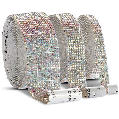 Self Adhesive Crystal Rhinestone Sticker Diamond Ribbon DIY