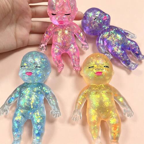 Top Seller Glitter Baby Squishy Toy Slow Rebound Fidget Toy