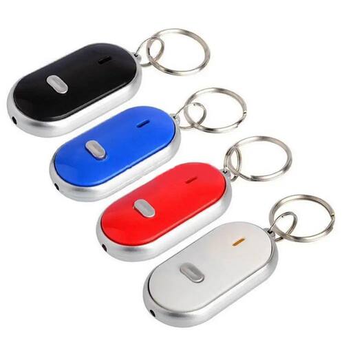 LED Whistle Key Finder Locator Keychain Whistle Sound Contro