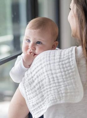 Large Baby Muslin Burp Cloths 6 Layer Cotton Towel Washcloth