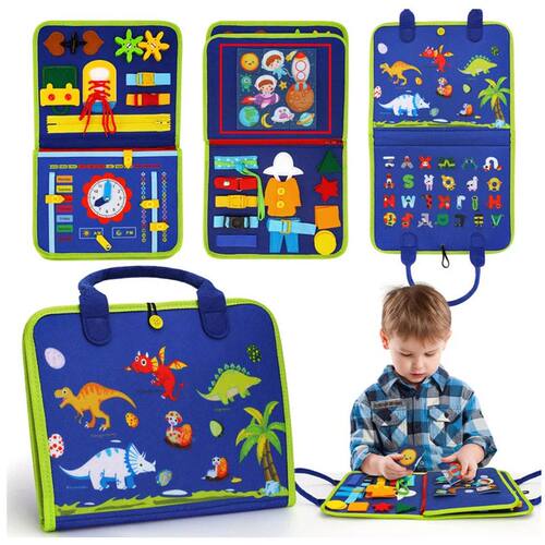 Busy Board Montessori Toys Toddlers Sensory Suitcases Presch