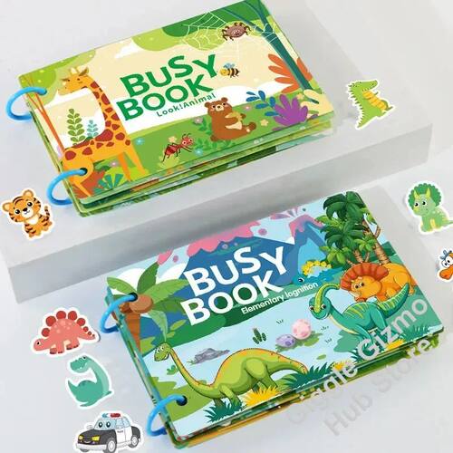 Busy Book for Toddlers Ages 2-6 Quiet Book Preschool Learnin