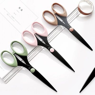 Morandi Color Scissor Stainless Steel Blade Safe Design Cutt