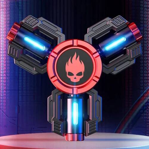 Fidget Toys Metal Hand Spinner Desk EDC Gyro Luminous Gyro S
