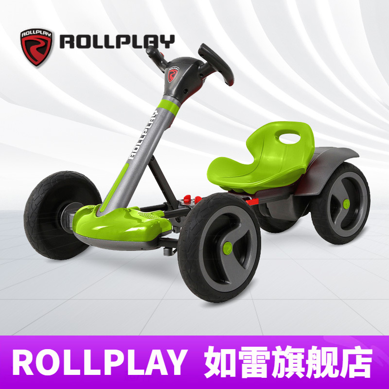 rollplay儿童电动折叠卡丁车