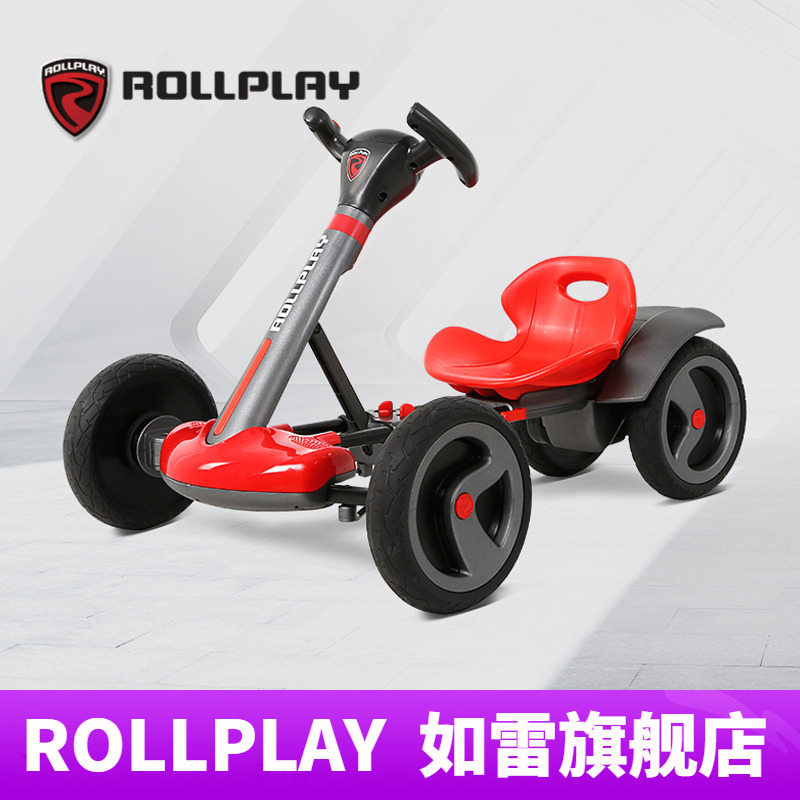 rollplay儿童折叠卡丁车四轮车