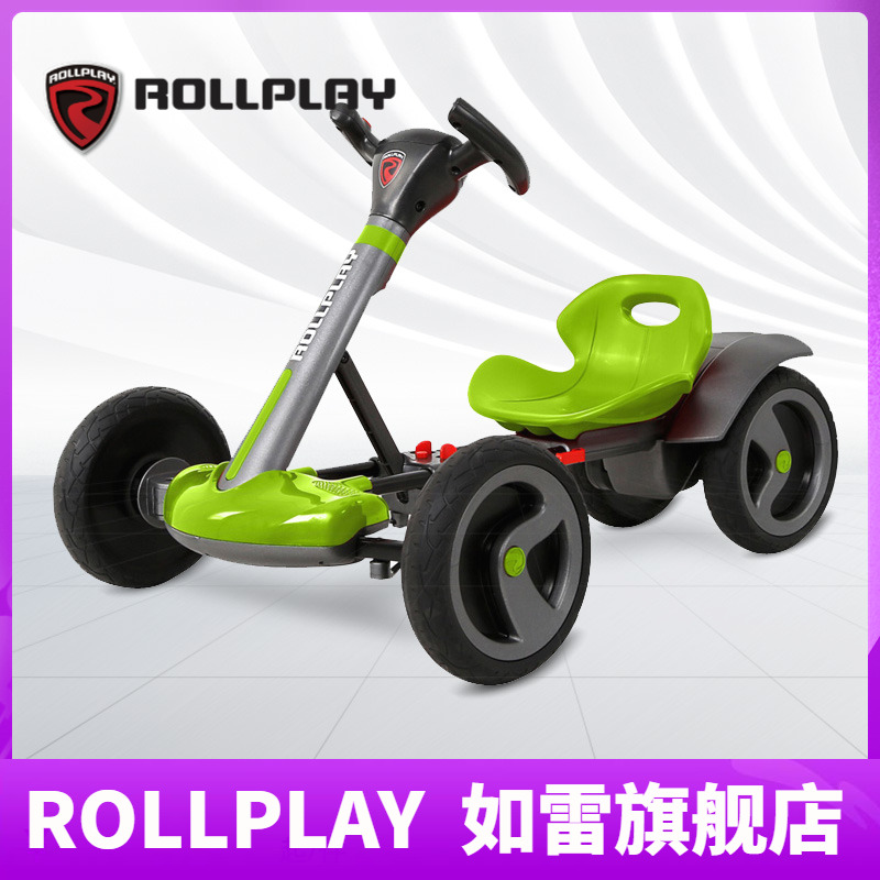 rollplay儿童电动折叠卡丁车