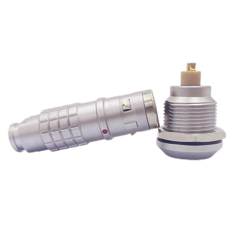 雷莫头1K航空插头插座连接器推拉自锁插头座子公母对接防水连接器